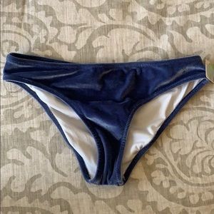Victoria Secret Velvet Swim Mini Bikini Bottom XS